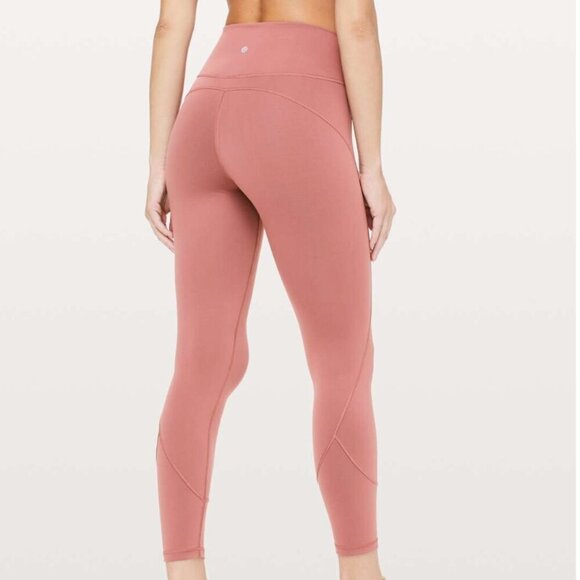 Lululemon In Movement 7/8 Tight *Everlux 25" Red Bronzer - Picture 5 of 5